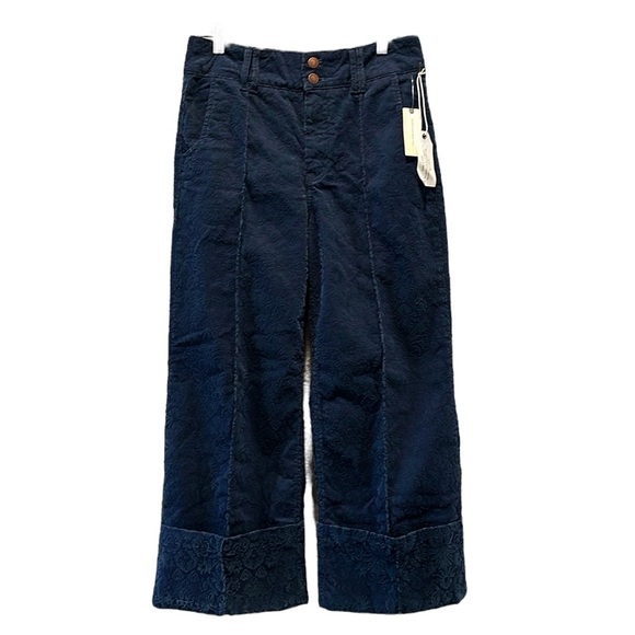 Anthropologie Pilcro Lennox Cuffed Wide-Leg Pants - Picture 5 of 6